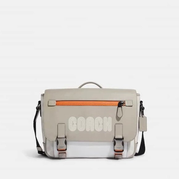Coach Bags Coach Track Messenger In Colorblock Signature Canvas